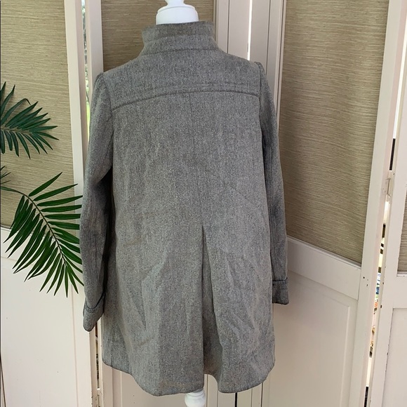 Old Navy Grey Duffel Coat, Heavy Warm Coat, Winter Duffel Coat, Long Coat - Picture 13 of 16